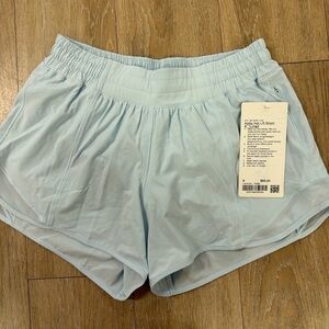 Lululemon Light Blue Hotty hot Shorts